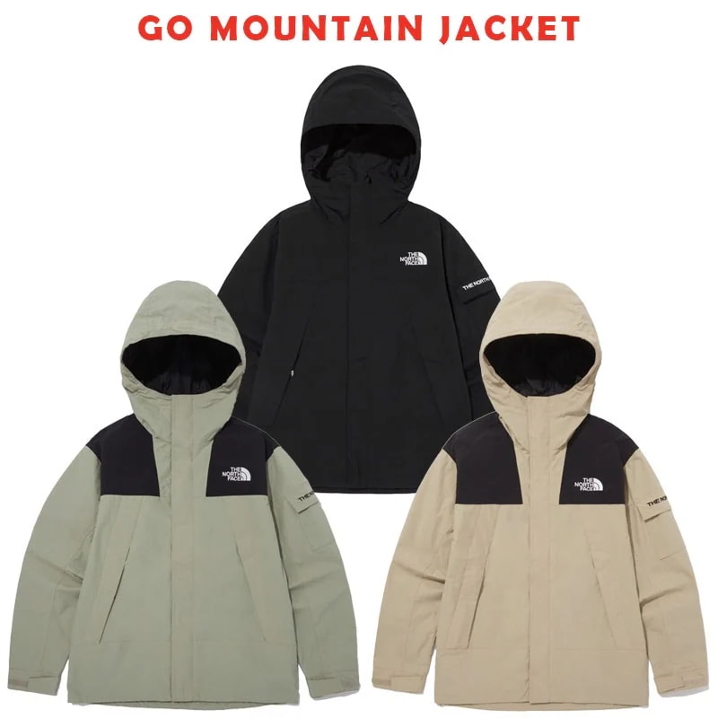 韓国正規品保証 関税負担なし NJ3BQ50A GO MOUNTAIN JACKETデイリー 基本 着装 男子 女子 人気 韓国 ファッション 男女共用 アウトドア