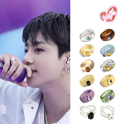Qoo10] yOungly yOungley [4100円でBTSのリング！！！] Y