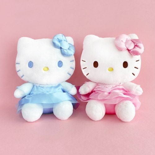 ハローキティ エンジェルぬいぐるみ 2種_ブルー ピンク