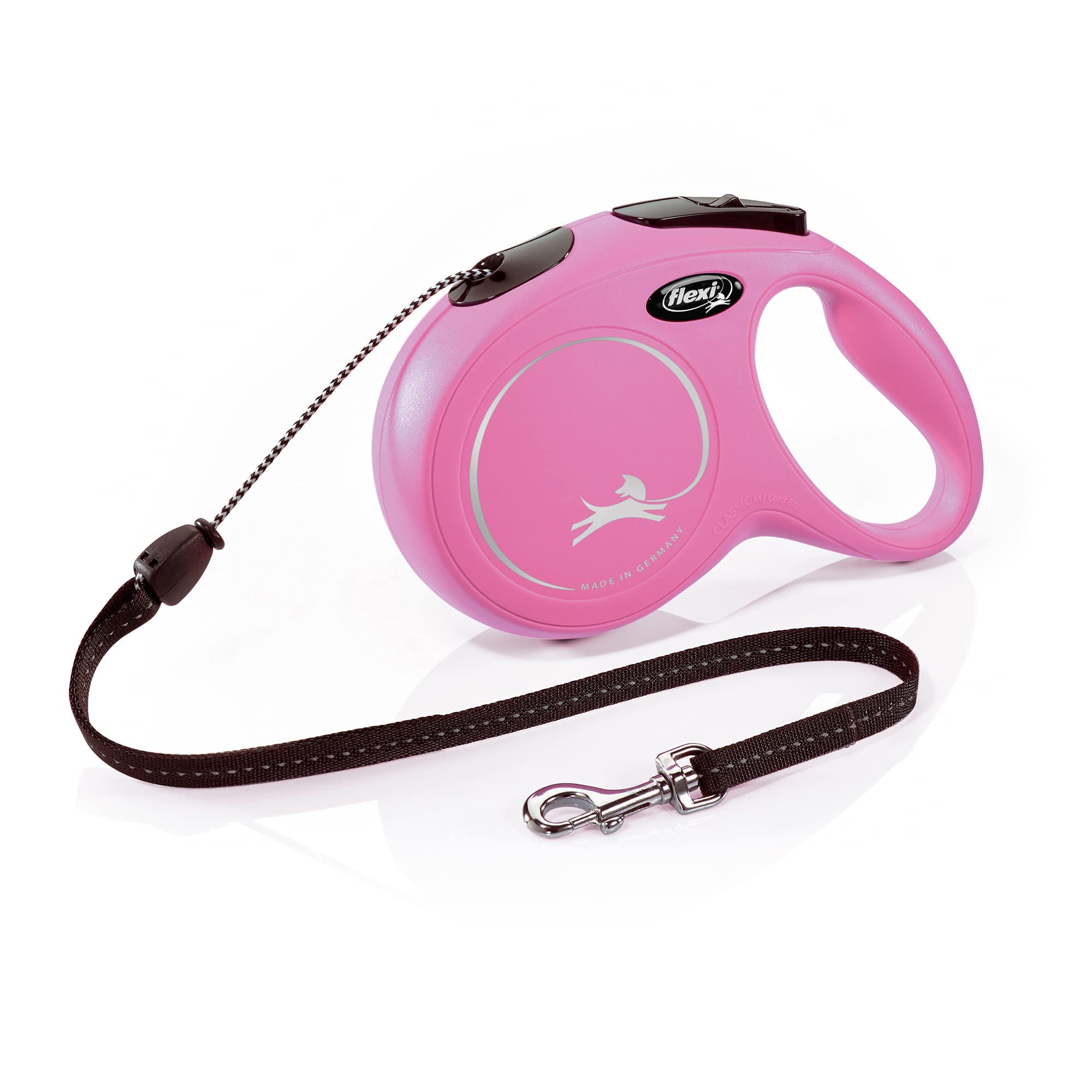フレキシ (flexi) ニュークラシック コード M(20kg未満) 8m ピンク 犬用リード