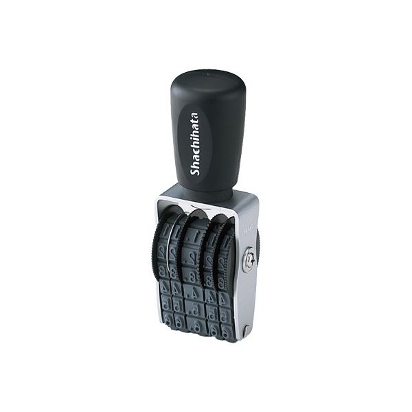 (まとめ) シヤチハタ 回転ゴム印 タート用欧文日付 3号 NFD-3GT 1個 (×5セット)