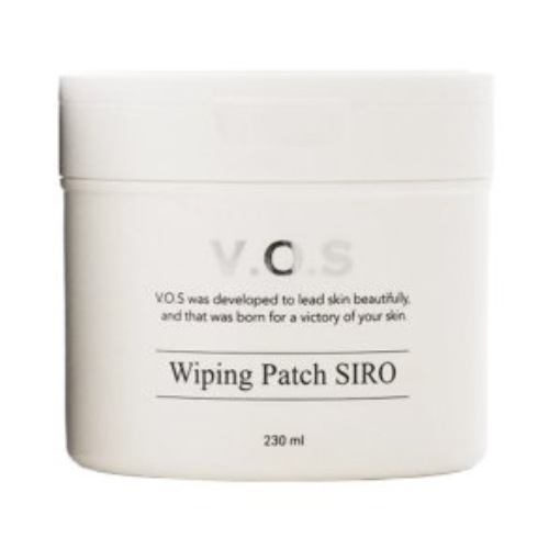 [国内正規品] VOS ワイピングパッチ　SIRO 230ml（80枚入り） VOS SPICARE スピケア サッカロミセス コジク酸誘導体 米ぬか 敏感肌 肌荒れ 2031123103482