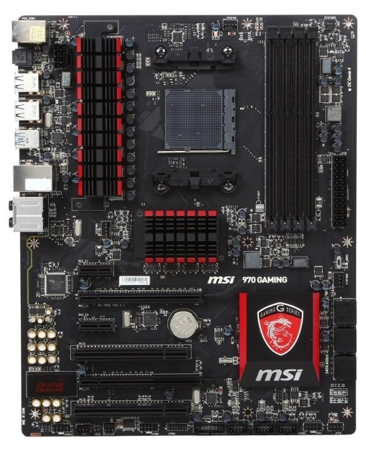 MSI 970 Gaming AM3+/AM3 AMD 970 and SB950 SATA 6Gb/s USB 3.0 ATX AMD Motherboard