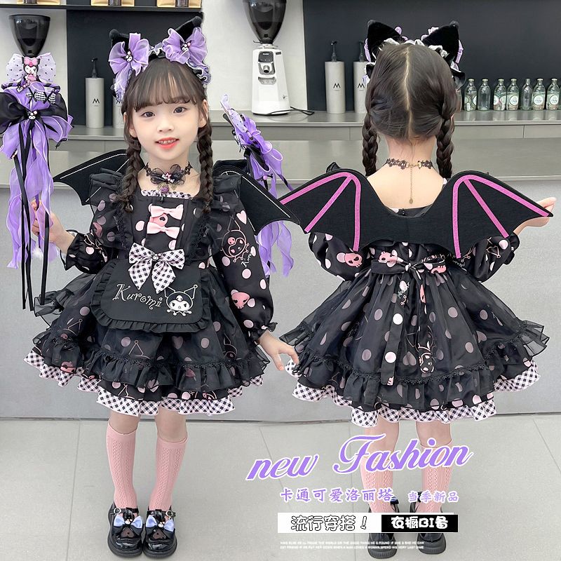 本日の限定商品 ハロウィン 子供 ハロウィン コスプレキッズ 子供 用コスプレ ハロウィン コスプレ コスプレ ロリータプリンセスドレス 秋と冬2024新しい服 ドレス