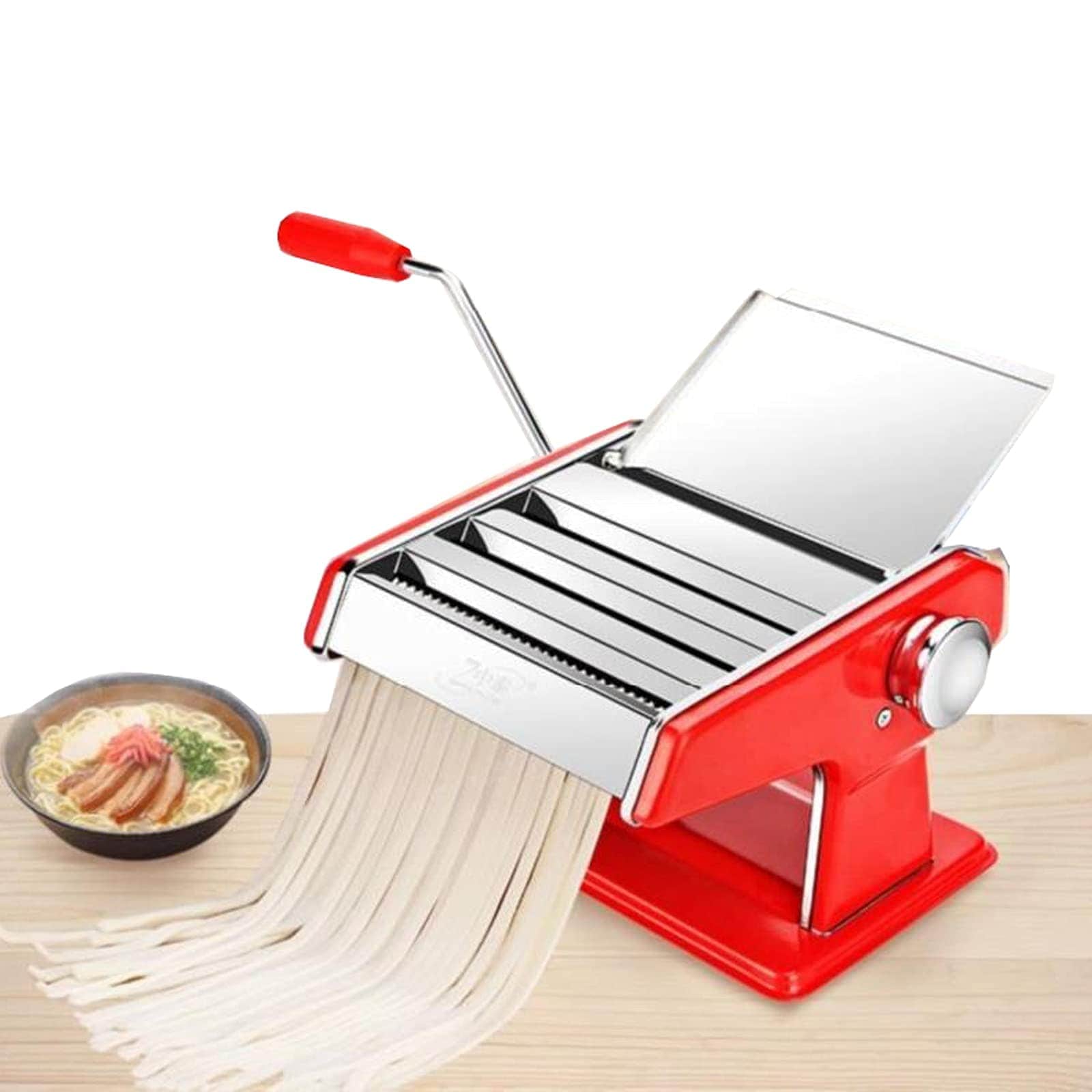 製麺機 麺機 ラーメン製麺機 3種8-9ｍｍ/4-5ｍｍ/2-3ｍｍ 生地の幅：22cm 自宅でDIY麺類 手作り うどん ステンレス鋼麺メーカー ラーメン作り器