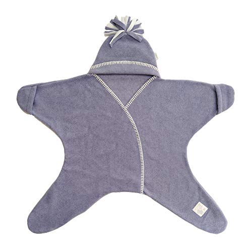 Tuppence&Crumble タッペンスアンドクランブル 星型アフガン Star Wrap 4-10ヶ月用 ラベンダー