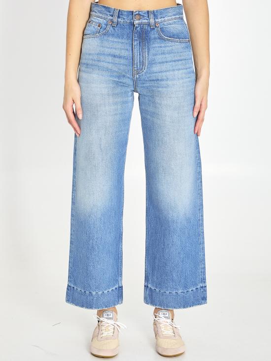 CHLOE Women Denim Pants CH26SDP43252 BLUE