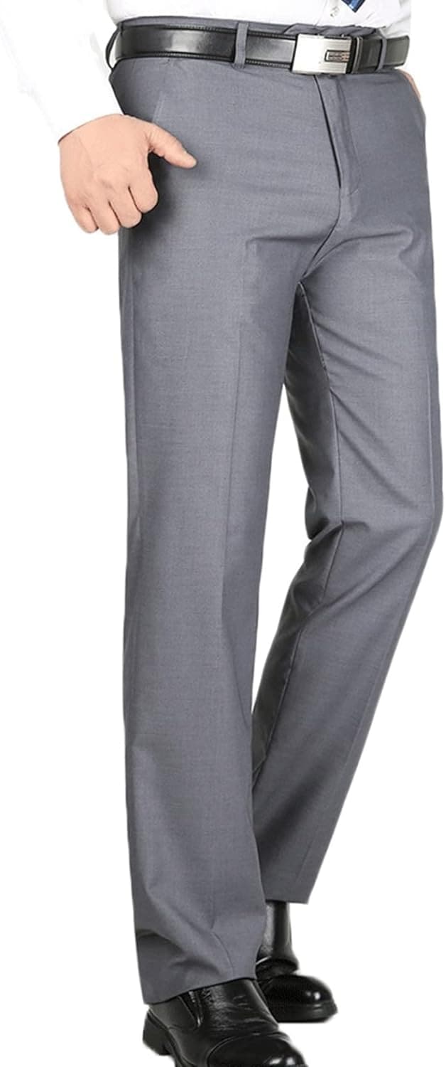 スラックス メンズ ロングパンツ ズボン 大きいサイズ ロング ワンタック 快適 ウォッシャブル ノンアイロン 吸汗速乾 春 夏 無地 シンプル イージーパンツ 紳士 脚長 美脚 ビジネスカジュアル