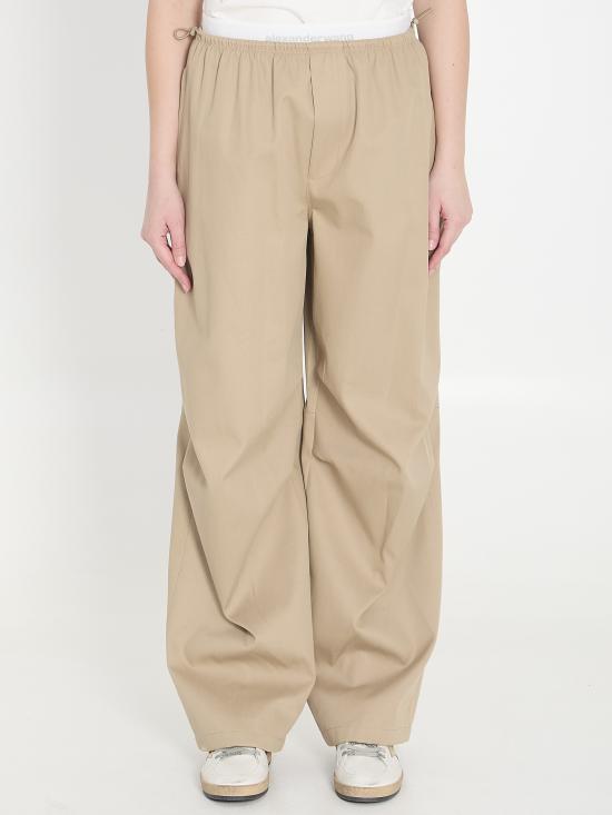 ALEXANDER WANG Women Straight Pants 1WC1264969 BROWN