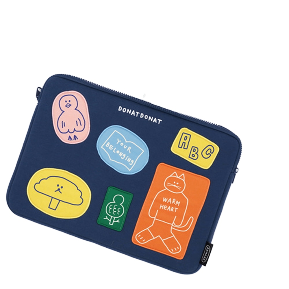 ロマネ ドナッ ドナッ ノートパソコン ポーチ ミディアム ドナッフレンズ