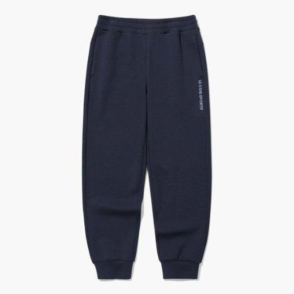 M パンツ UQC QQ123LFP13-DNV クッション地 レギュラー ジョガーパンツ / ダークネイビー