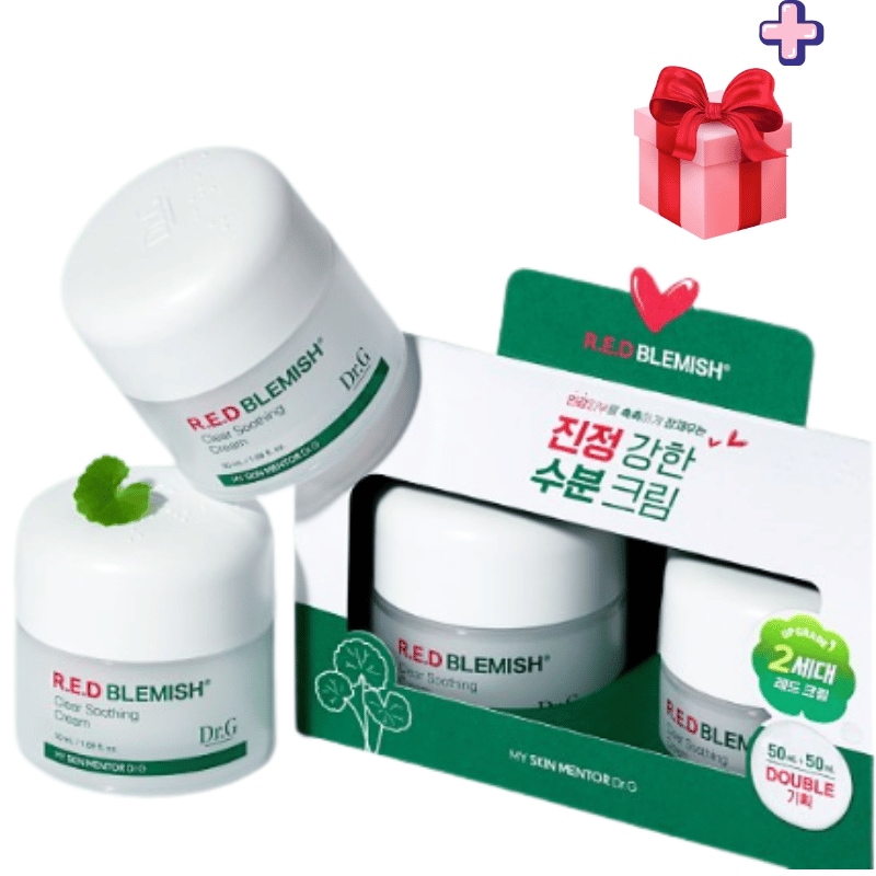 レッド ブレミッシュ クリア スージング クリーム 第2世代50ml 1+1/クーリング/熱感/鎮静/低刺激性/水分クリーム/水分保持/CICA/特許成分