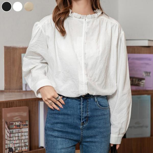 オフィス 演奏会 黒 レディース 長袖 白 カジュアル ゆったり 春秋 おしゃれ 無地 シンプル ブラウス