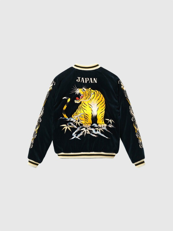 TAILOR TOYO テーラー東洋 スカジャン 2025 Mid 1950s Style Velveteen Souvenir Jacket ROARING TIGER JAPAN MAP ローリン