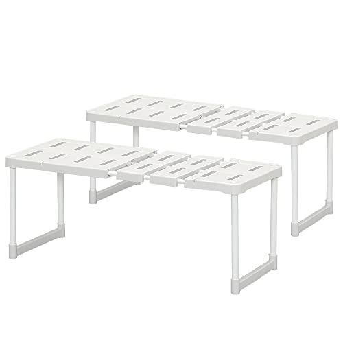 押入れ 整理棚 伸縮 2個セット 幅72~92×奥行37×高さ37.3cm グレー SOR-370×2