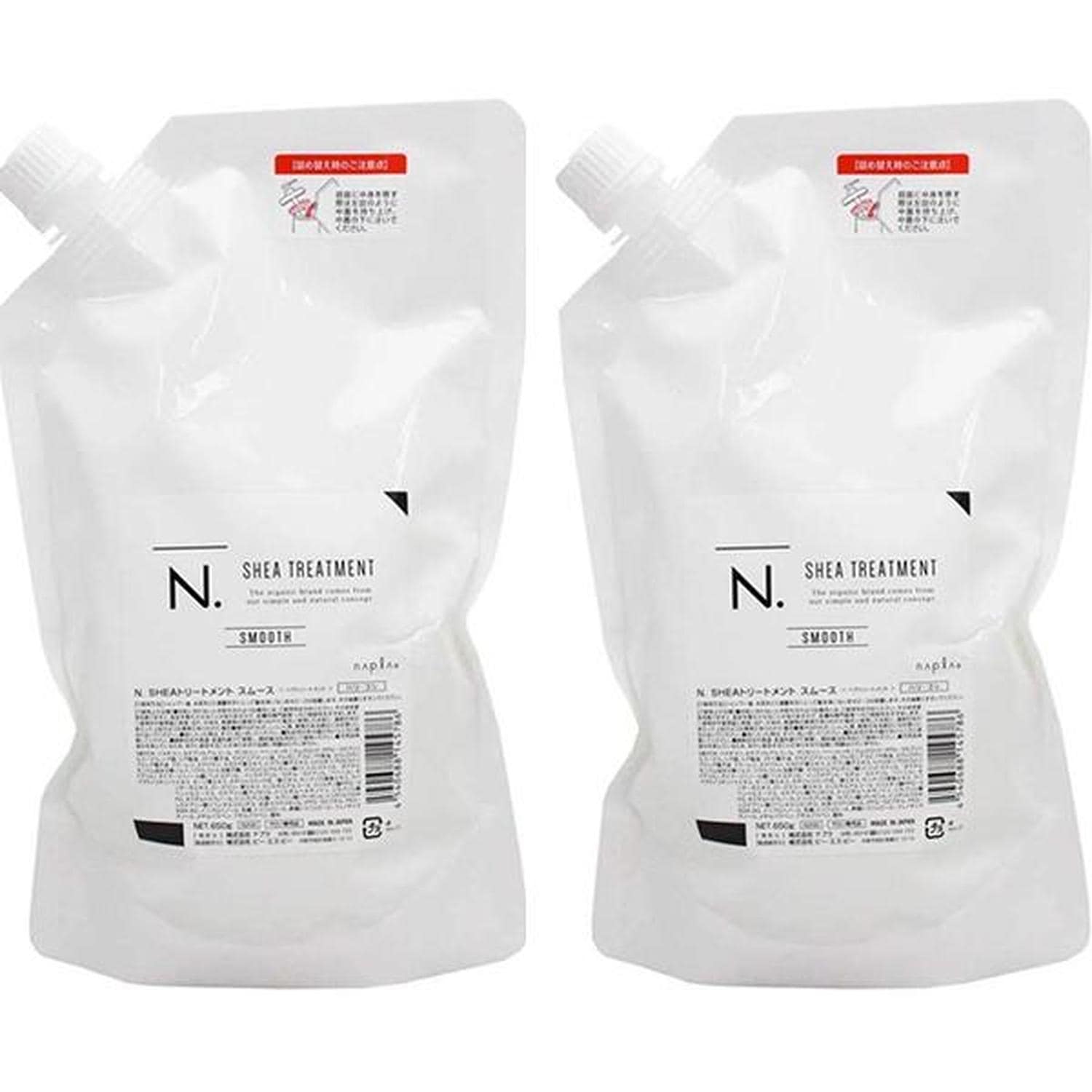 2個セット ナプラ N.SHEAトリートメント スムース 詰替え 650ｇ
