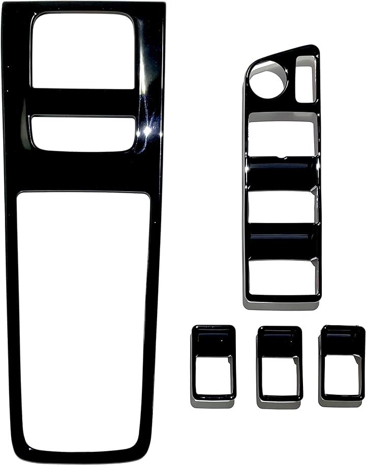 ハリアー 80 系 アクセサリー 内装 カスタム パーツ シフトパネル パワー ウィンドウスイッチカバーセット(ピアノブラック)