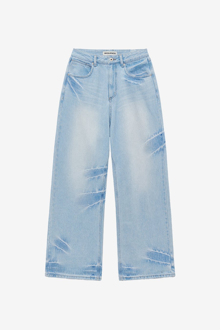 【INSILENCE】 DOMINGO WASHED DENIM : LIGHT BLUE