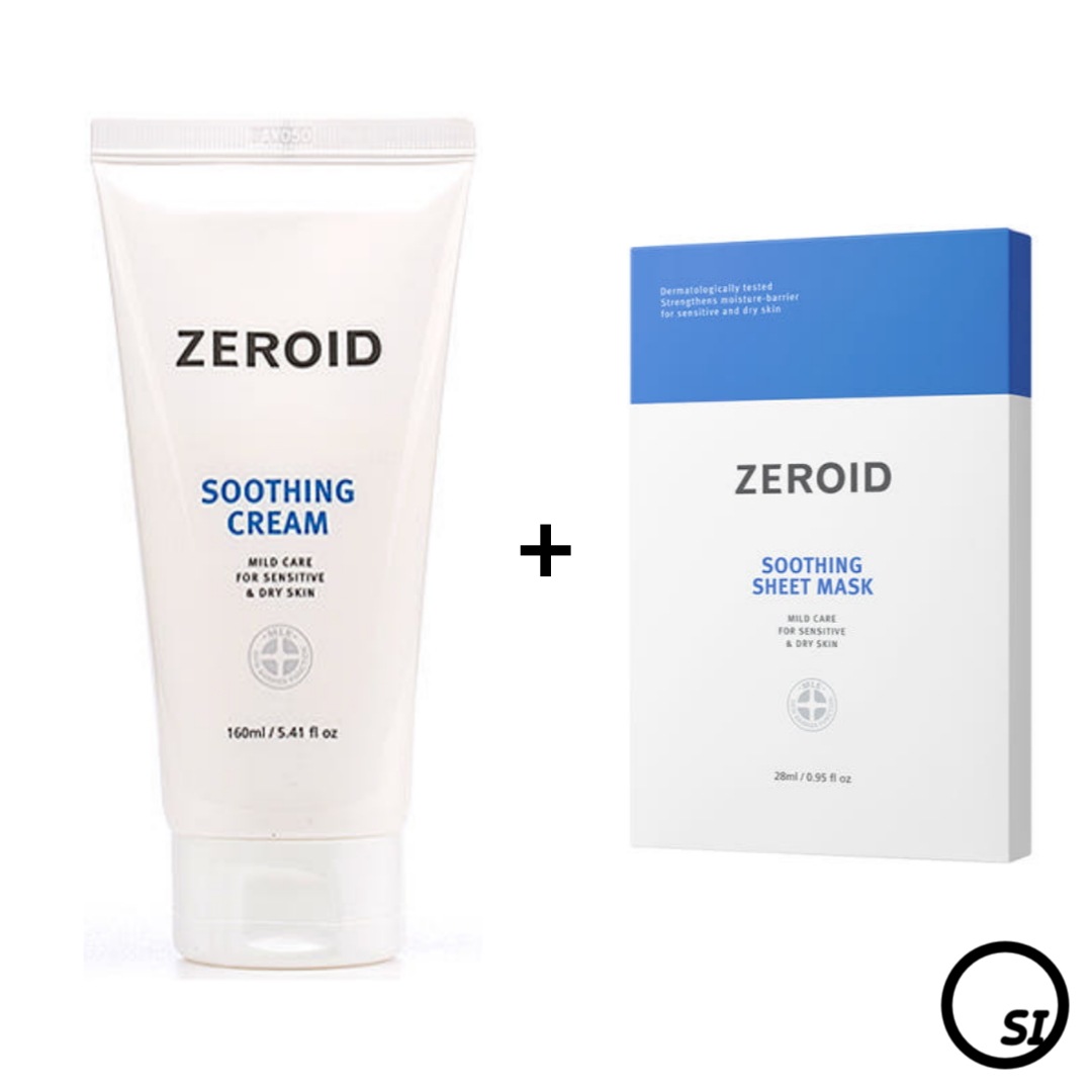 【SET】スージングクリーム160ml+スージングシートマスクパック5枚