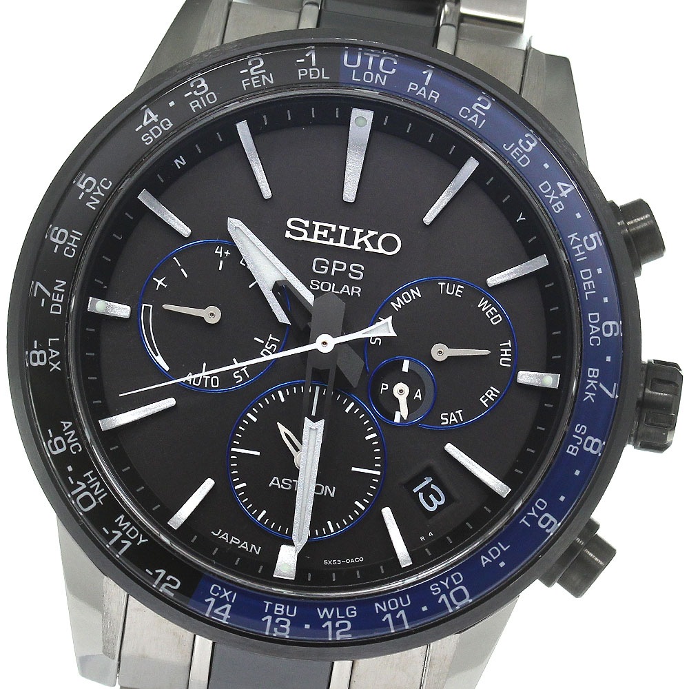 セイコー SEIKO SBXC009/5X53-0AD0 アストロン GPS ソーラー電波 メンズ 箱保証書付き_822165【中古】