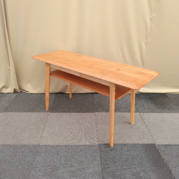 2人用 ダイニングテーブル 伸長式　センターテーブル 天然木調センターテーブル おしゃれ デスク 食卓テーブル リビングテーブル ダイニング テーブル