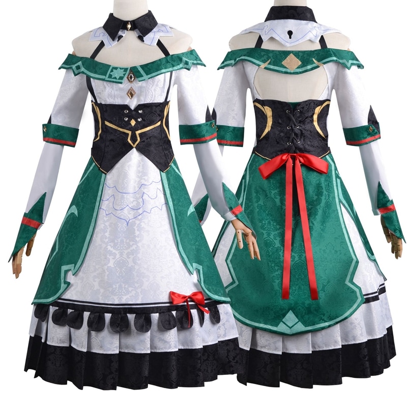 原神 げんしん コスプレ衣装 キャサリン コスチューム服 受付係 ハロウィン