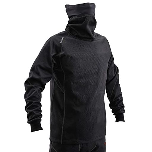 デイトナ(DAYTONA) バイク用 インナーウェア 秋冬 防風 防寒 ネックウォーマー(一体型) DI-004FA ブラック Mサイズ 31975