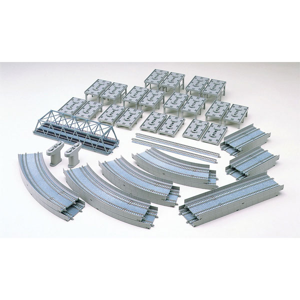 トミックス (N) 91074 レールセット高架複線立体交差セット (HCパターン) トミックス 91074 レールセット コウカ フクセン リッタイ コウサ