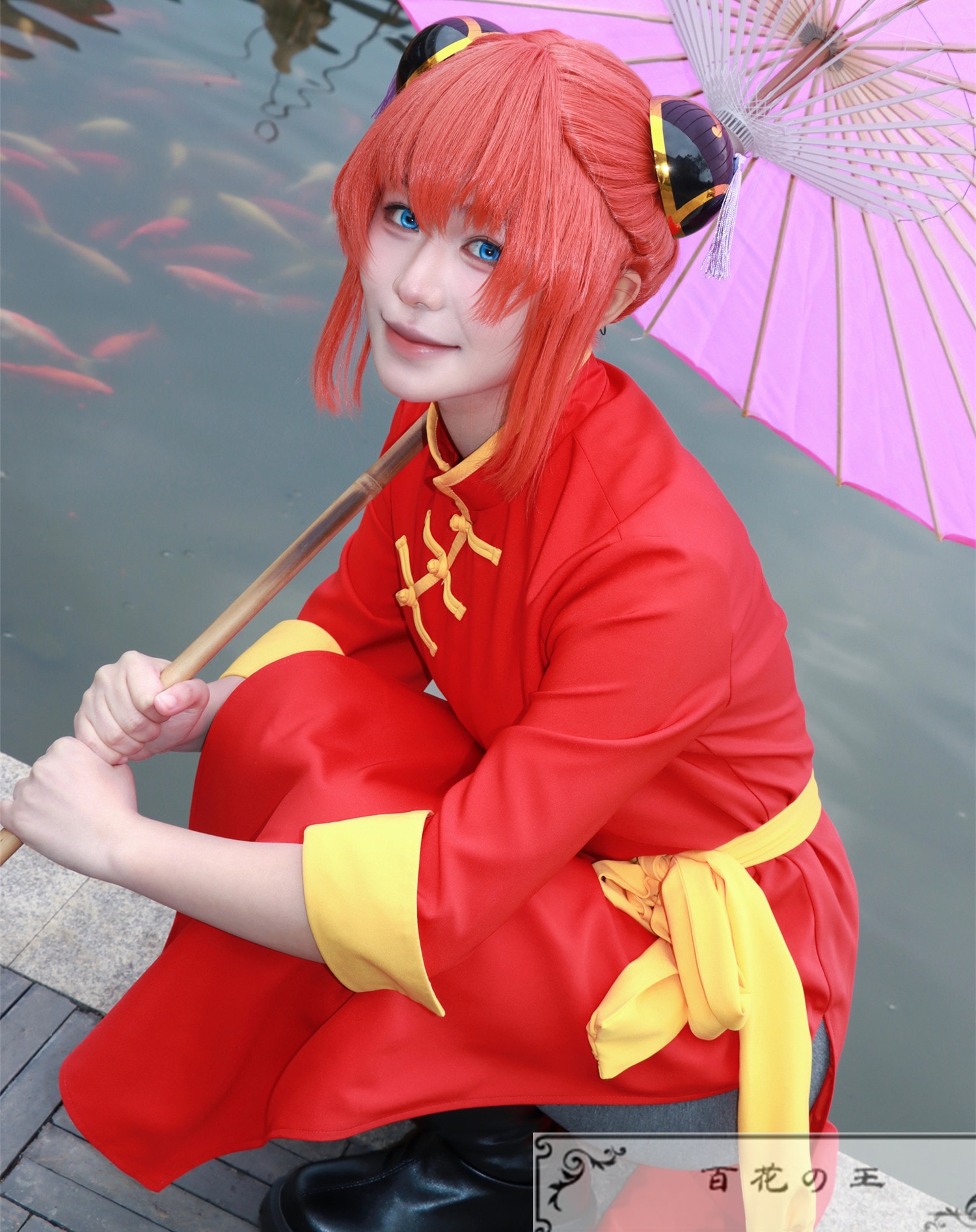 在庫品 銀魂 風 ぎんたま 烙陽決戦篇 神楽 コスプレ衣装 コスチューム