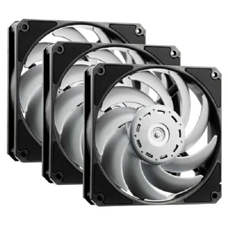 ADATA　ケースファンx3 [120mm /2150RPM] XPG VENTO PRO 120 PWM ブラック　VENTOPRO120PWM-BKCWW 7,250円