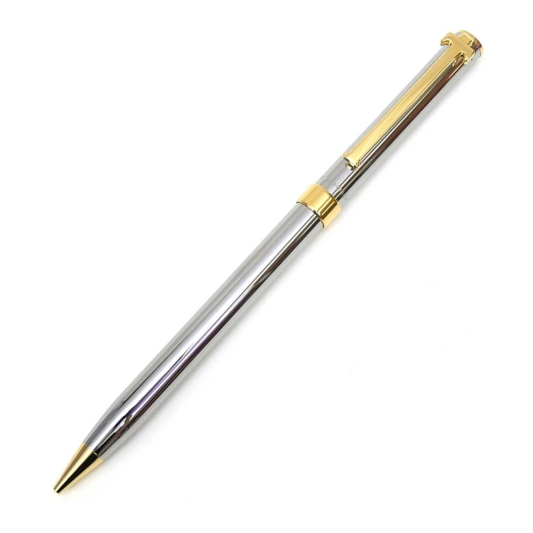 ティファニー TIFFANY&Co. シャープペン Tクリップ シルバー×ゴールド 【中古】(69125)