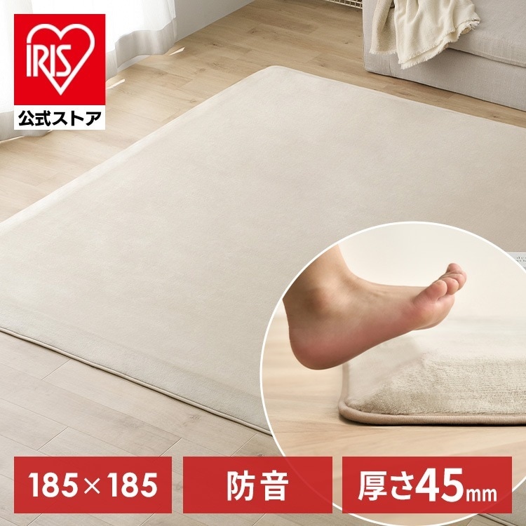 ラグ 2畳 つまずきにくいラグ おしゃれ リビング 北欧 オールシーズン 滑り止め ホットカーペット対応 厚手 ラグマット カーペット アイリスオーヤマ ACRNS メガ割 13,384円