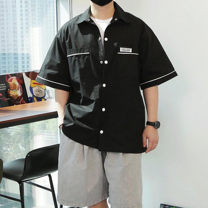 WBH ピーターパン パイピング 半袖シャツジャケット