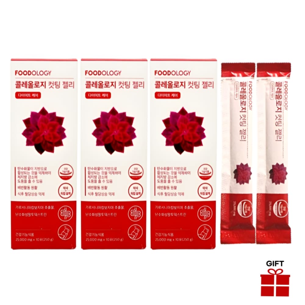 コレオロジー カットゼリー 10包 3箱 /脂肪ケア/韓国ダイエットゼリー/ #甘くて低カロリー