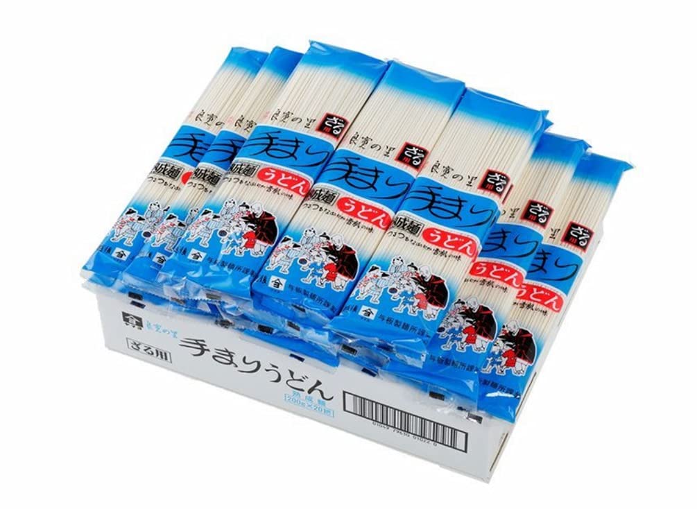 与板製麺所 良寛の里 手まりうどん ざる用 200g×20入り