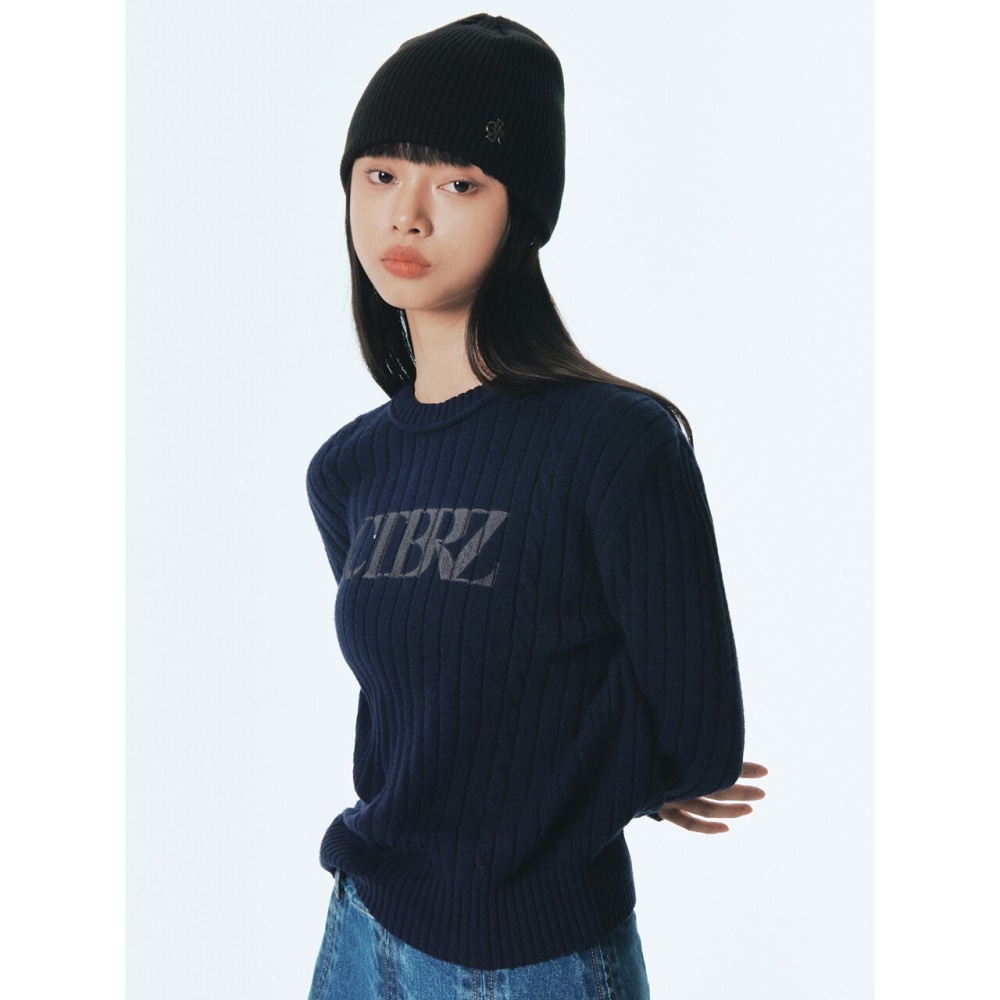 CITYBREEZE エッセンシャルロゴニット NAVY