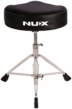 NUX ニューエックスドラムスローン ブラック 取り外し可能なシート三脚 しっかりとフィットする座面 NDT-03