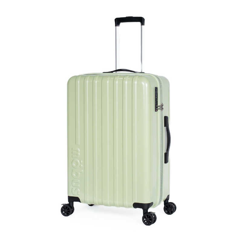 MOBUS　スーツケース ジッパータイプ 宿泊目安：4～6日間 065L 拡張機能搭載 フットストッパータイプ USB充電ポート付属 mobus アボカドグリーン　MBC-1912-24W