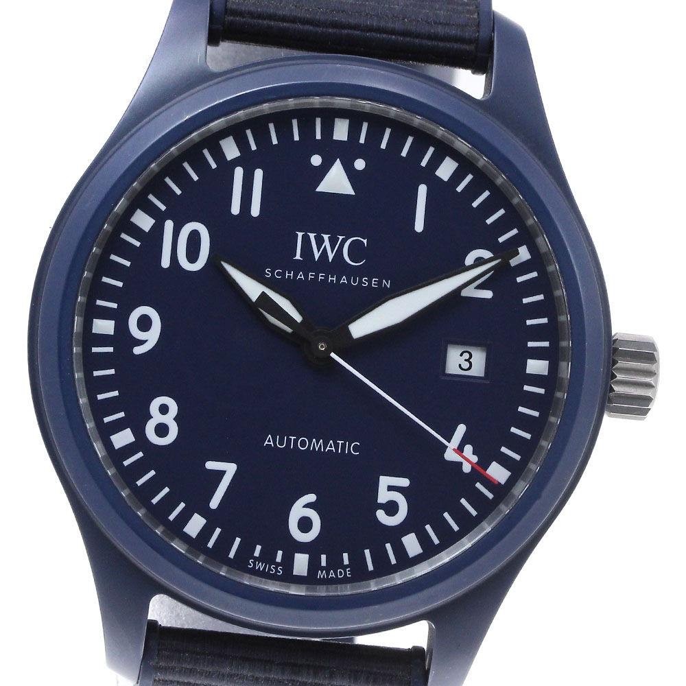 IWC IWC SCHAFFHAUSEN IW328101 パイロット ウォッチ 限定750本 自動巻き メンズ 良品 保証書付き_845694【中古】
