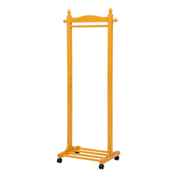 ハンガーラック 幅60cm キャスター付き 天然木 シンプル おしゃれ ナチュラル VR-7237NA