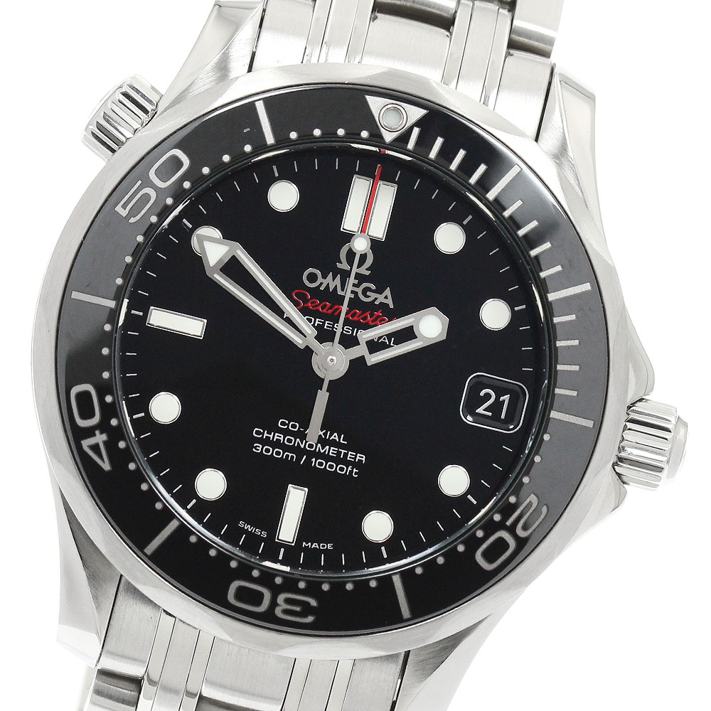 オメガ OMEGA 212.30.36.20.01.002 シーマスター300 デイト 自動巻き ボーイズ 良品 _948605【中古】