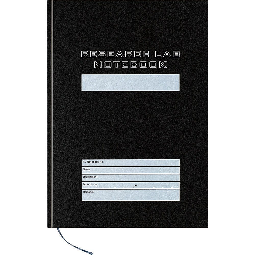 （まとめ買い）研究記録用 リサーチラボノート ハード表紙 A4 80枚 ノ-LB208HS [x3]