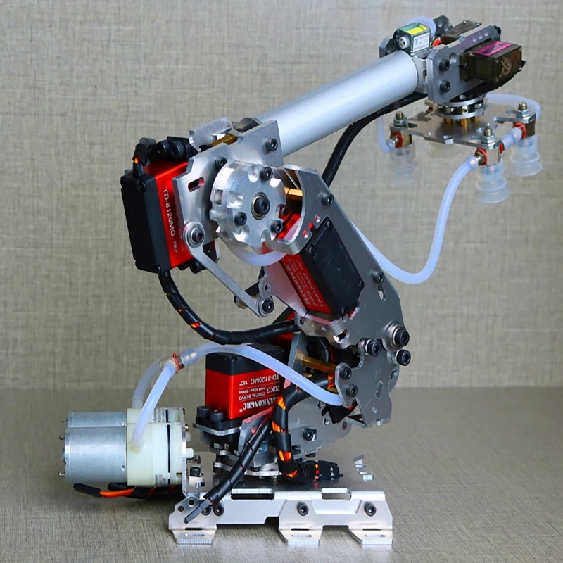 リモートコントロールロボット用の大きな吸引ポンプ,arduinoロボット用の7つの抗菌装置,多機能,ロボットアーム,6軸 - 26
