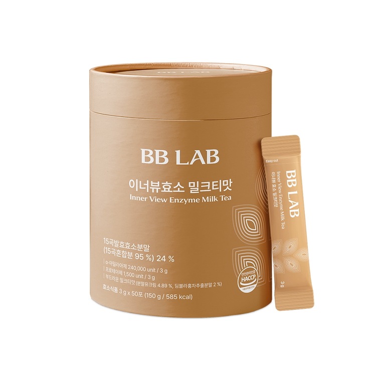BBLAB インナービュー酵素 ミルクティー味 50包 韓国 酵素 ダイエットサポート 炭水化物分解 ダイエットサポート サプリ 韓国食品