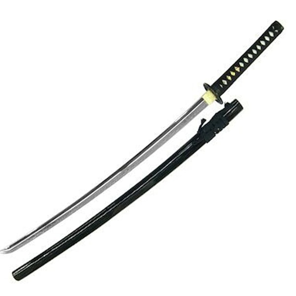 模造刀 日本刀 幕末志士シリーズ SK-5/白柄 黒龍馬大刀 海援隊 吉行 黒呂鞘 尾形刀剣 103cm 刀 コスプレ リアル 本格的 仮装 ソード 模擬 模造