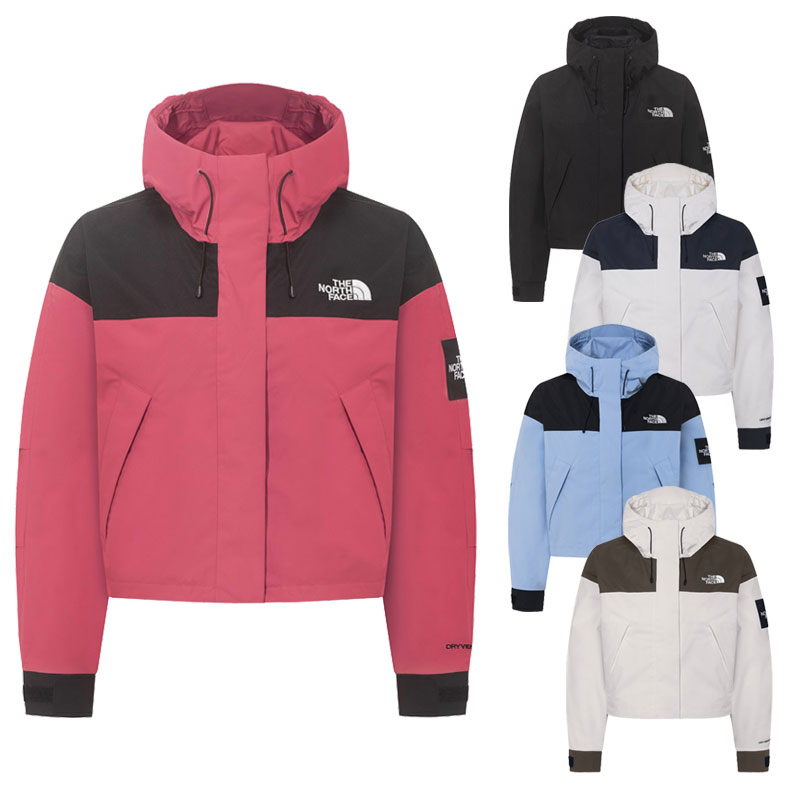 韓国正規品 [5カラー] レディース マウンテン ジャケット アウトドア ジャンパー ブルゾン ドロップショルダー 韓国ファッション