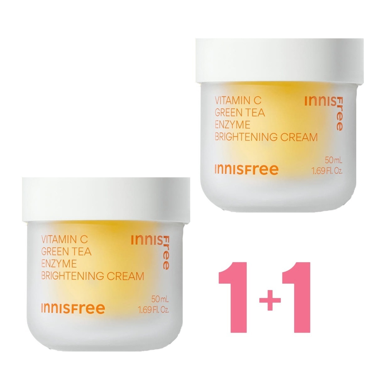 [1+1]ビタC グリーンティー エンザイム クリーム 50mL+50mL