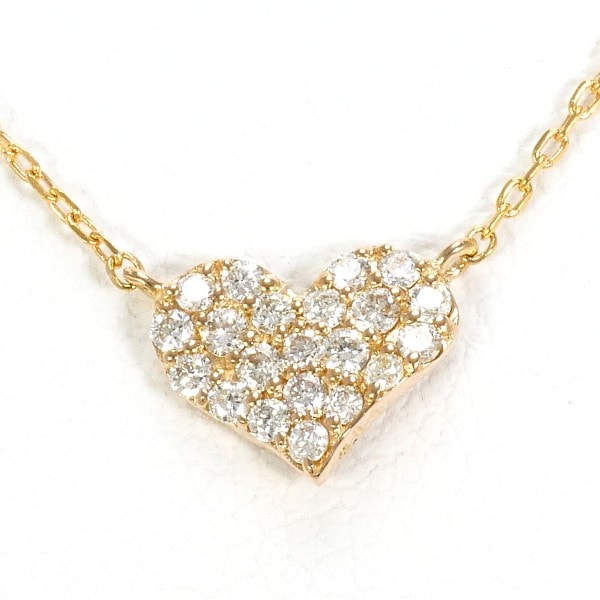 サマンサティアラ K18PG ネックレス ダイヤ 0.11 約40cm ジュエリー 中古