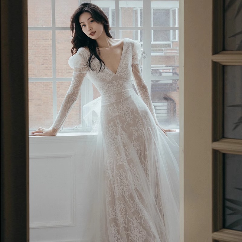 「SIAI」【無.料 2025新入荷·高.品質】【豪華でロマンチックなデザイン！】ウェディングドレス 白 イブニングドレス パーティードレス ワンピース 二次会 結婚式 成人式 演奏会 花嫁 お呼ばれ