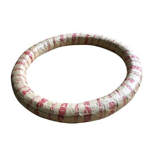 結束用被覆鉄線#12(2.6MM) ライトグリン 25KG巻